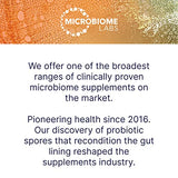 Microbiome Labs MegaSporeBiotic Probiotics for Digestive Health - Mens & Womens Probiotic Nutritional Supplements with Spore Based Bacillus Coagulans & Bacillus Subtilis for Gut Health (180 Capsules)