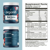 Organifi Red Juice - Vegan Energy Powder - Berry-Flavored Adaptogen Drink - Caffeine Free, 90 Servings