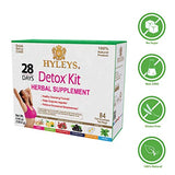 Hyleys Detox Tea for Cleanse and Weight Loss - 28 Day Kit - 84 Tea Bags (9 Pack)