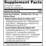 Renew Life Probiotic Colon Care Probiotic Capsules, Daily Supplement Offers Colon Support, L. Rhamnosus GG, Dairy, Soy and gluten-free, 80 Billion CFU, 60 Count