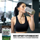 Opportuniteas Chocolate Whey Protein Powder - Grass Fed Whey Isolate - 20g Protein + Organic Cacao + Himalayan Salt - Delicious Taste for Shakes, Smoothies & Cooking - Gluten Free & Non GMO - 1 lb