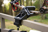 Bow Holder for Tree Stand, Hunting, Archery, lightweight, clamp on for easy assembly, durable