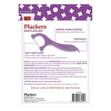 Plackers Twin-Line Dental Flossers, Advanced Whitening and Dual Action Flossing System, 2X The Clean, Cool Mint Flavor, 600 Count & Gentleslide Dental Flossers, Mint Blast Flavor, 90 Count