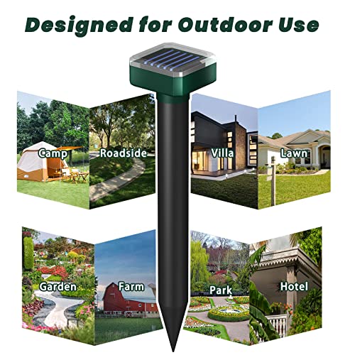 8 Pack Deer Repellent Devices,Deer Repellent,Deer Deterrent Devices for Garden,Deer Repeller for Yard,Deer Fence for Yard,Sonic Deer Repellent Outdoor,Deer Away,Deer and Rabbit Repellent