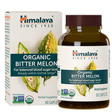 Himalaya Organic Bitter Melon/Karela Supplement, Glucose Metabolism, Weight Management, Glucose Response, USDA Certified Organic, Non-GMO, Vegan, 660 mg, 60 Plant-Based Caplets, 2 Pack, 60 Day Supply