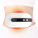 Portable Cordless Heating Pad, Heating Pad for Back Pain with 3 Heat Levels and 3 Vibration Massage Modes, Portable Electric Fast Heating Belly Wrap Belt for Women and Girl(White)