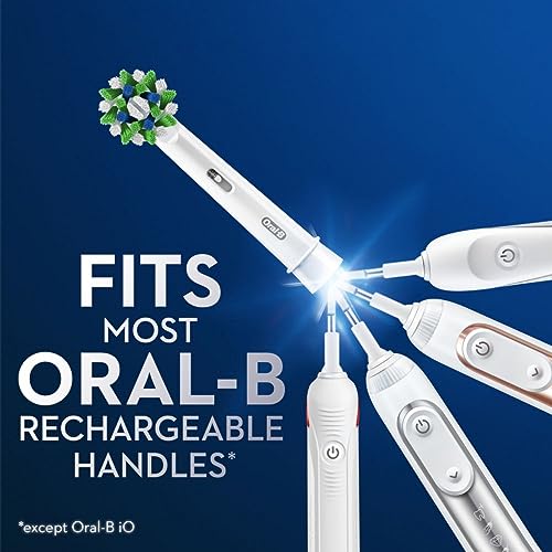 Oral-B Cross Action Electric Toothbrush Replacement Brush Heads Refill, 3 Count