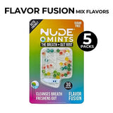 NUDE Breath Mints for Bad Breath - All FLAVORS - 2 in 1 Keto Friendly Sugar Free Mints - Gluten Free Bad Breath Treatment for Adults - Carbs - Calorie - Breath Freshener for People - Instant Fresh - Cleanse Gut - MIX - 5 Pack - 150 Mint Capsules