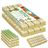 Legigo 1.2" Rockwool Grow Cubes Starter Plugs- Rockwool Stonewool Planting Cubes for Seed Starter Soilless Cultivation Hydroponics, Cuttings, Soilless Culture Plant Propagation(6 Sheet,216plugs Total)