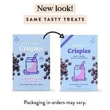 Bocce's Bakery Crispies Training Treats for Dogs, Wheat-Free Dog Treats, Made with Real Ingredients, Baked in The USA, All-Natural & Low Calories Training Treats, PB & Blueberry Recipe, 10 oz