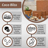 Organic Coco Coir by Coco Bliss - Compressed Coco Coir Brick with Low EC and pH Balance - High Expansion for Flowers, Herbs, and Planting - Renewable Coconut Soil (10lb Block)