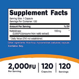 Nutricost Nattokinase 2,000FU, 120 Capsules - Gluten Free, Non-GMO, Vegetarian Friendly