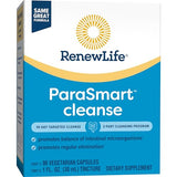Renew Life ParaSmart; 14-Day, 2-Part Cleanse; Promotes Balance of Intestinal Microorganisms; Promotes Regular Elimination; Gluten, Dairy and Soy Free; 90 Vegetarian Capsules, 1 Fl. Oz. Tincture*