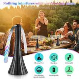 Fly Fans for Outdoor Tables Rechargeable, 1800mah Large Capacity Belfans Fly Repellent Fans, Chemical-Free Fly Fan with Soft Blades, Food Fans to Keep Flies Away, USB Fly Repellent Outdoor, 4PCS