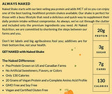 NAKED nutrition Naked Shake - Pumpkin Spice Protein Shake - Flavored Plant Based Protein with Mct Oil - Gluten-Free, Soy-Free, No Gmos Or Artificial Sweeteners - 30 Servings