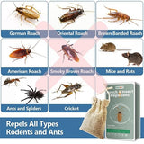 SEEKBIT Roach Repellent Large, Natural Cockroach Repellent Pouches, Repels Ant, Spider, Roach Insect Rodent Repellent, Keep Roach Away from Closet