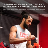 BSN SYNTHA-6 Edge Protein Powder, with Hydrolyzed Whey, Micellar Casein, Milk Protein Isolate, Low Sugar, 24g Protein, Cookies N Cream, 28 Servings