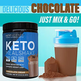 Keto Science Ketogenic Meal Shake, Energy Boosting MCTs, Supports Weight Loss, Keto and Paleo Friendly, Chocolate Cream Flavor, 28 Servings,1.28 Pound (Pack of 2)