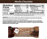 NuGo Dark Chocolate Mocha, 11g Vegan Protein, 200 Calorie, Gluten Free, 24 Count