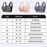 ANSUSIC Slimory Prettyhealth Lymphvity Detoxification and Shaping & Powerful Lifting Bra, Detox Sexy Lace Wireless Lifting Bra(Black-4XL)