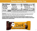 NuGo Dark Variety - Pretzel and Sea Salt 12 Bars & Peanut Butter Cup 12 Bars, Vegan, 200 Calorie, Gluten Free, 24 ct Variety