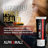AlphaMale Premium Penile Health Cream - Penile Creme To Increase Sensitivity For Men - Advanced Penile Lotion Moisturizer - Anti-Chafing, Redness, Dryness and Irritation Moisturizing Cream - 4 oz (120 mL)