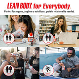 Lean Body Ready-to-Drink Salted Caramel Protein Shake, 40g Protein, Whey Blend, 0 Sugar, Gluten Free, 22 Vitamins & Minerals, 17 Fl Oz (Pack of 12)