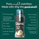 OWYN Pro Elite Vegan Plant-Based High Protein Shake, Vanilla, 12 Pack, 32g Protein, Amino Acids, Prebiotics, Omega-3, Superfood Greens, Workout and Recovery, 0g Net Carbs, Zero Sugar, Keto