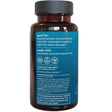 Antarctic Krill Oil Omega 3 Fatty Acid Supplements 1250 mg, High EPA DHA & Astaxanthin Concentration for Brain, Joint Health & Antioxidant Support, No Fish Burps, 60 Omega 3 Krill Oil Supplements