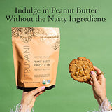 Truvani Organic Vegan Protein Powder Peanut Butter - 20g of Plant Based Protein, Organic Protein Powder, Pea Protein for Women and Men, Vegan, Non GMO, Gluten Free, Dairy Free (10 Servings)