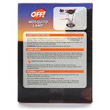 OFF! Refillable Mosquito Lamp, Repels Mosquitoes up to 10 x 10 feet, Protection for up to 6 Hours, 1 Count