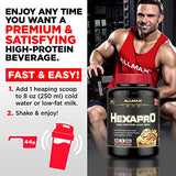 ALLMAX HEXAPRO, French Vanilla - 2 lb - 25 Grams of Protein Per Serving - 8-Hour Sustained Release - Zero Sugar - 21 Servings
