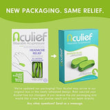 Aculief - Award Winning Natural Headache, Migraine, Tension Relief Wearable – Supporting Acupressure Relaxation, Stress Alleviation, Tension Relief and Headache Relief - 2 Pack (Green)