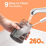 Bitvae Cordless Water Dental Flosser for Teeth, Portable 300ML Water Teeth Cleaner Picks, 3 Cleaning Modes 6 Jet Tips, Water Dental Picks for Cleaning