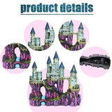 PINVNBY Aquarium Resin Castle Decoration Fish Tank Driftwood Castle Cave Hideouts House Plants Supplies Accessories(Purple)