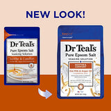 Dr Teal's Pure Epsom Salt, Soothe & Comfort with Oat Milk & Argan Oil, 3lbs (Packaging May Vary)
