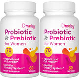 Probiotics for Women, 70 Billion CFU Probiotics + Prebiotics & D-Mannose, 13-IN-1 Women's Probiotics for Vaginal, Urinary Immune & Digestive Health, pH Balance, Constipation, Diarrhea - 4 Month Supply