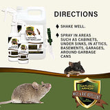 Mice & Rat Repellent. Peppermint Repellent for Mice/Mouse, Rats & Rodents. Natural Spray for Indoor & Outdoor Use. 128 OZ Gallon Trigger Sprayer Ready to Use