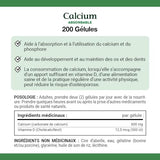 Nature's Bounty Absorbable Calcium 1200mg plus Vitamin D3 1000IU 200 count
