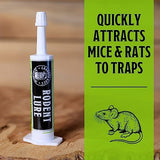Grandpa Gus's Pest Control Large Snap Traps for Mice/Rats (6 Pack) Bundle with 1 Pack Rodent Lure, Food-Grade Bait, 0.5 oz