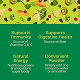 Amazing Grass Greens Blend Superfood: Super Greens Powder Smoothie Mix for Boost Energy ,with Organic Spirulina, Chlorella, Beet Root Powder, Digestive Enzymes & Probiotics, Original, 60 Servings