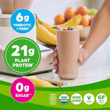 Orgain Organic Vegan Protein Powder, Creamy Chocolate Fudge - 21g Plant Based Protein, Gluten Free, Dairy Free, Lactose Free, Soy Free, No Sugar Added, Kosher, For Smoothies & Shakes - 2.03lb