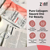 Zint Collagen Peptides Powder (32 oz): Paleo-Friendly, Keto-Certified, Grass-Fed Hydrolyzed Protein Collagen Supplements - Unflavored, Non GMO