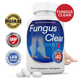 Justified Laboratories (3 Pack) Fungus Clear Max Pills 40 Billion CFU Probiotic 180 Capsules