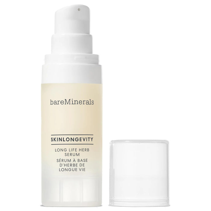 bareMinerals Skinlongevity Long Life Face Serum Infused with Niacinamide, Improves Signs of Aging, Strengthens Skin Barrier, Reduces Visible Lines, Vegan