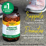 Country Life, Coenzyme B-Complex Vitamin, Support Energy and Metabolism, Daily Supplement, 60 ct