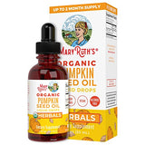 MaryRuth's Pumpkin Seed Oil Liquid Drops | Herbal | Urinary Tract Support | Hair & Skin Health | USDA | Sugar/Gluten Free | Vegan | 2 Month Supply | 1 Fl Oz