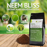 Neem Bliss - Premium Neem Seed Meal - All Natural Fertilizer for Organic Gardening and Soil Amendment - Protect Your Garden with Neem Cake Meal! (5 lbs)