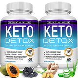 Toplux Keto Detox Pills Advanced Cleansing Extract – 1532 Mg Natural Acai Colon Cleanser Formula Using Ketosis & Ketogenic Diet, Flush Toxins & Excess Waste, for Men Women, 60 Capsules, Supplement