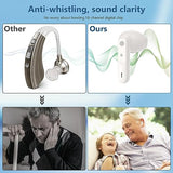 XCLY Hearing Aids, Mini Hearing Amplifiers for Adults with Noise Cancelling, Rechargeable Hearing Aid for Seniors Into Ear No Squealing Hearing Assist Device